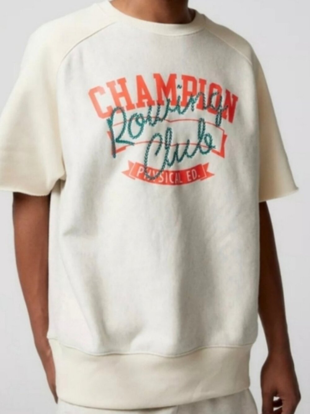 Champion Urban Outfitters Exclusive Reverse Weave Short Sleeve Sweatshirt Large